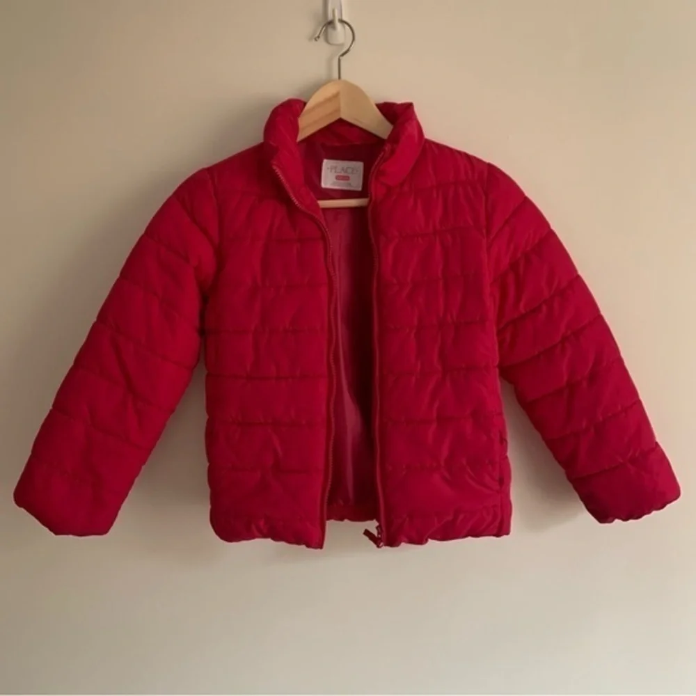 NFS. The Children’s Place Magenta pink puffer jacket size medium 7/8